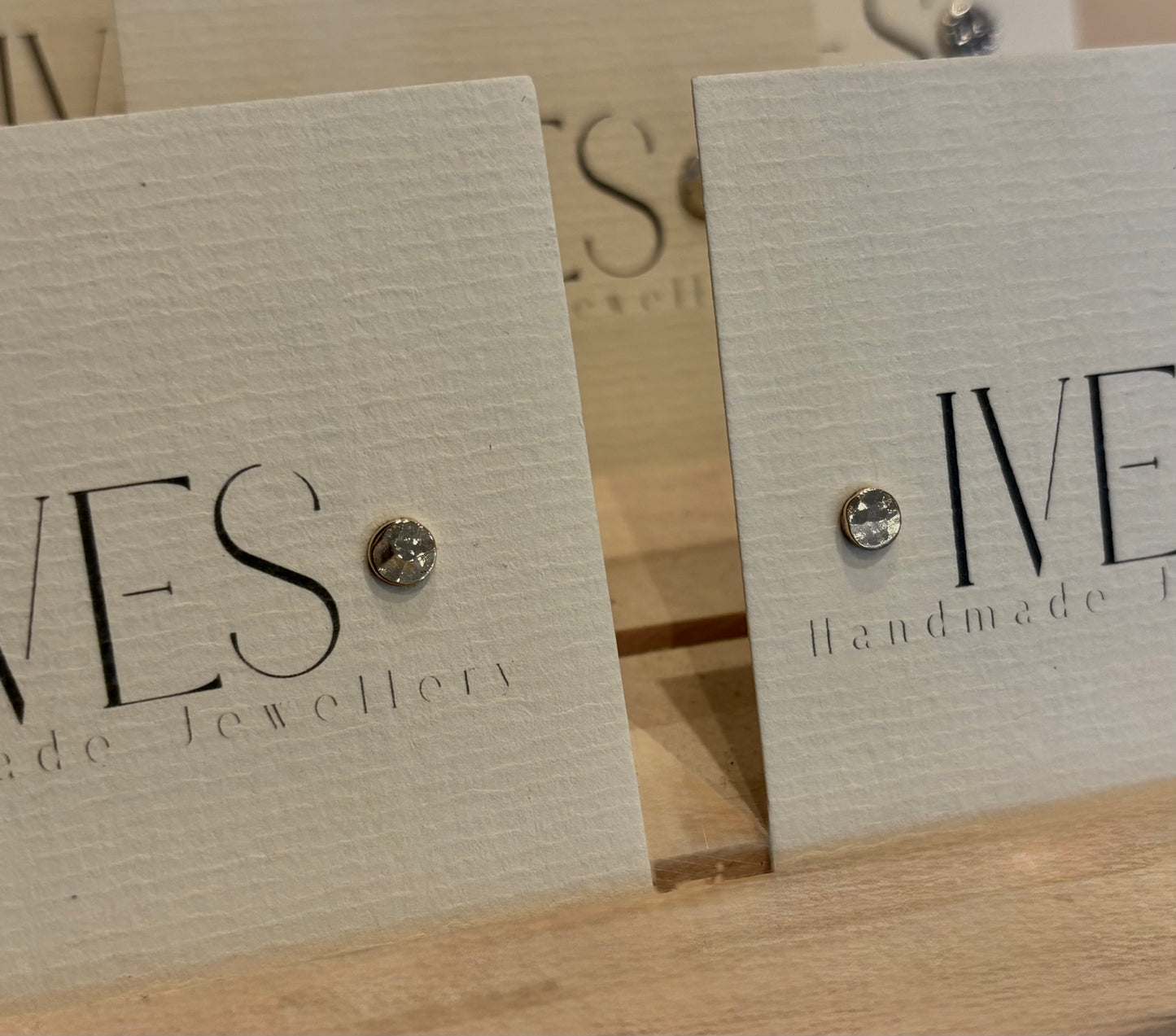 The Textured Stud Earring