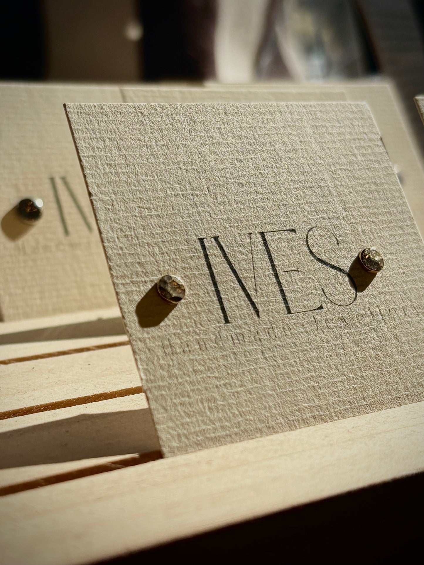 The Textured Stud Earring