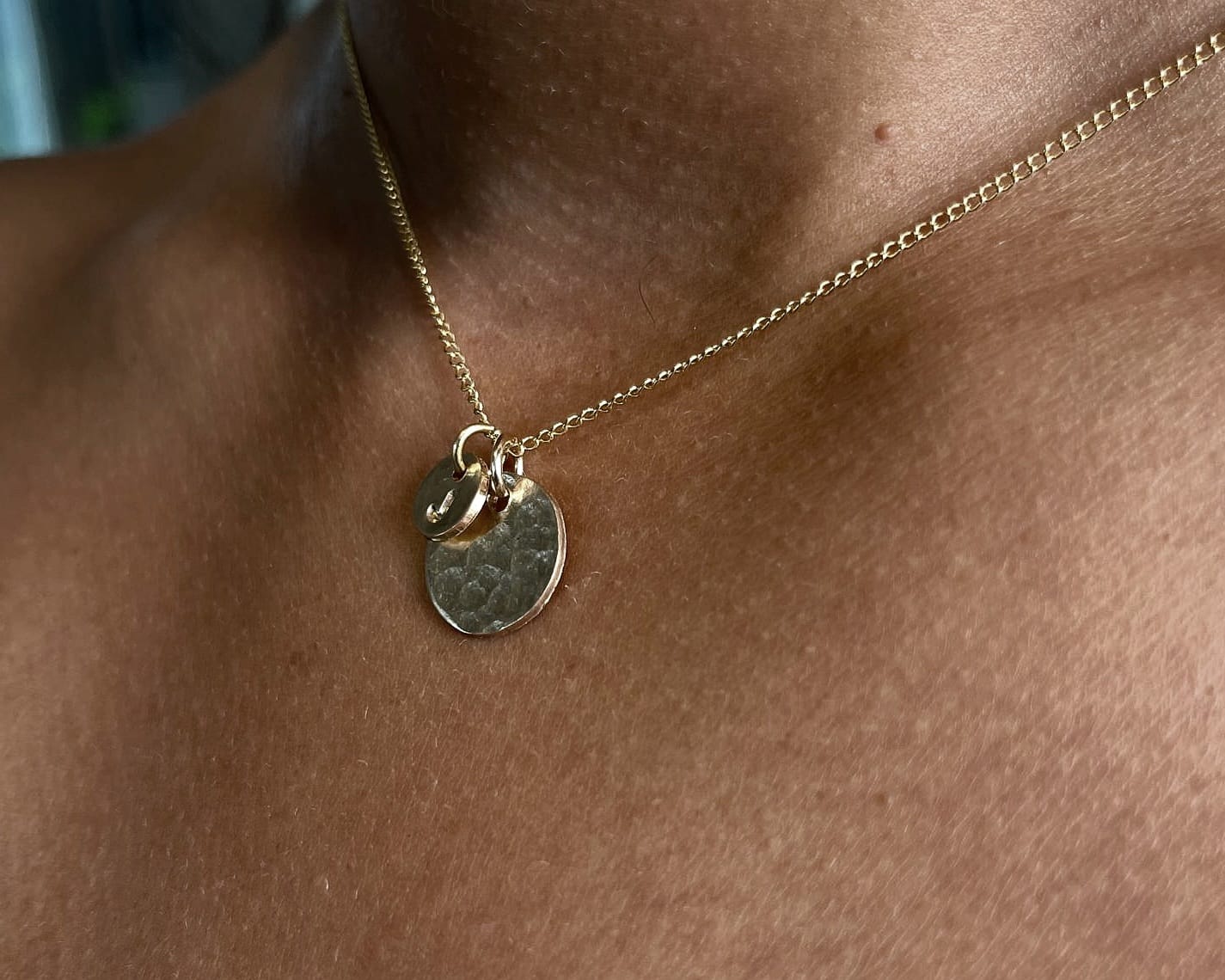 The Gold Disc Necklace