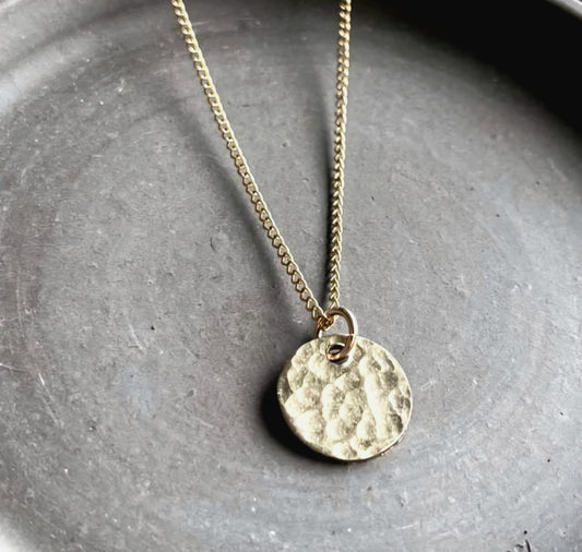 The Gold Disc Necklace